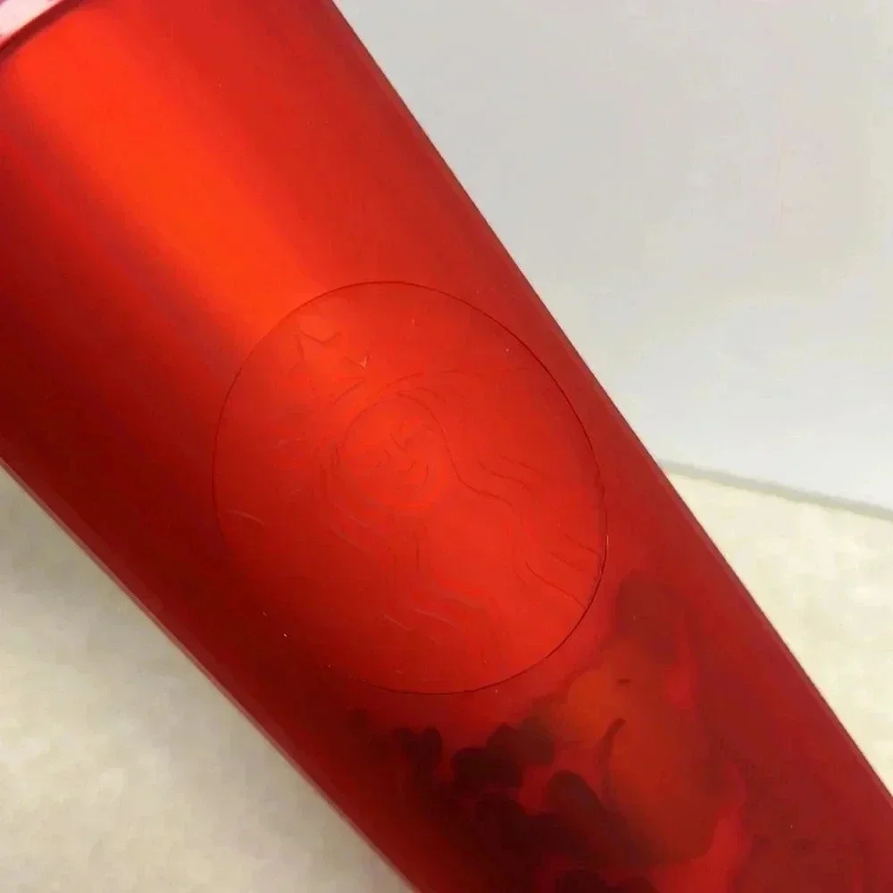 Starbucks Red Soft Touch‎ Valentines Dome Tumbler 2020